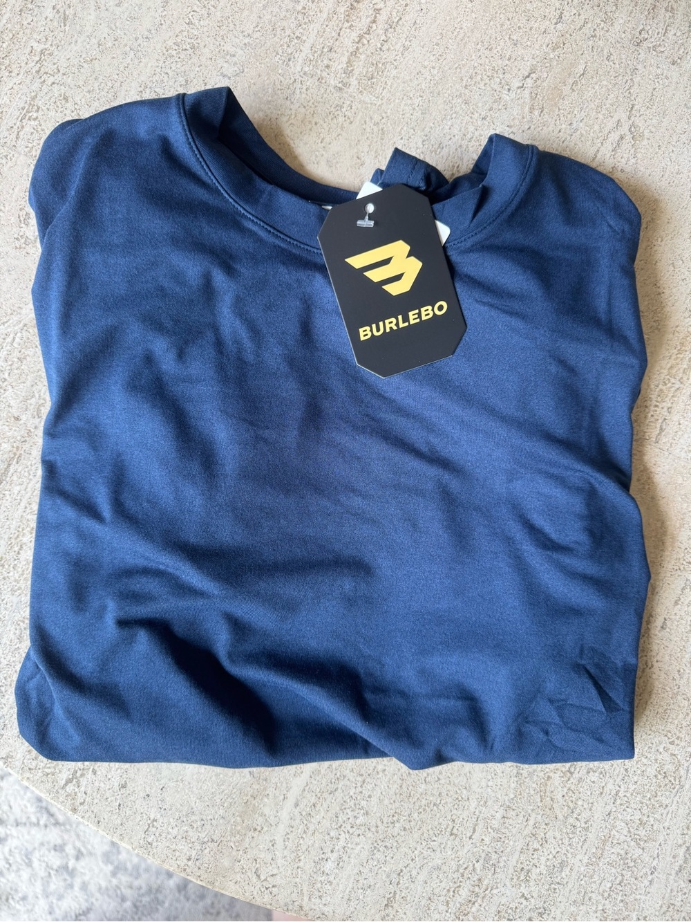 Men’s Burlebo Go To Tee- Navy (medium) - Picture 2 of 2
